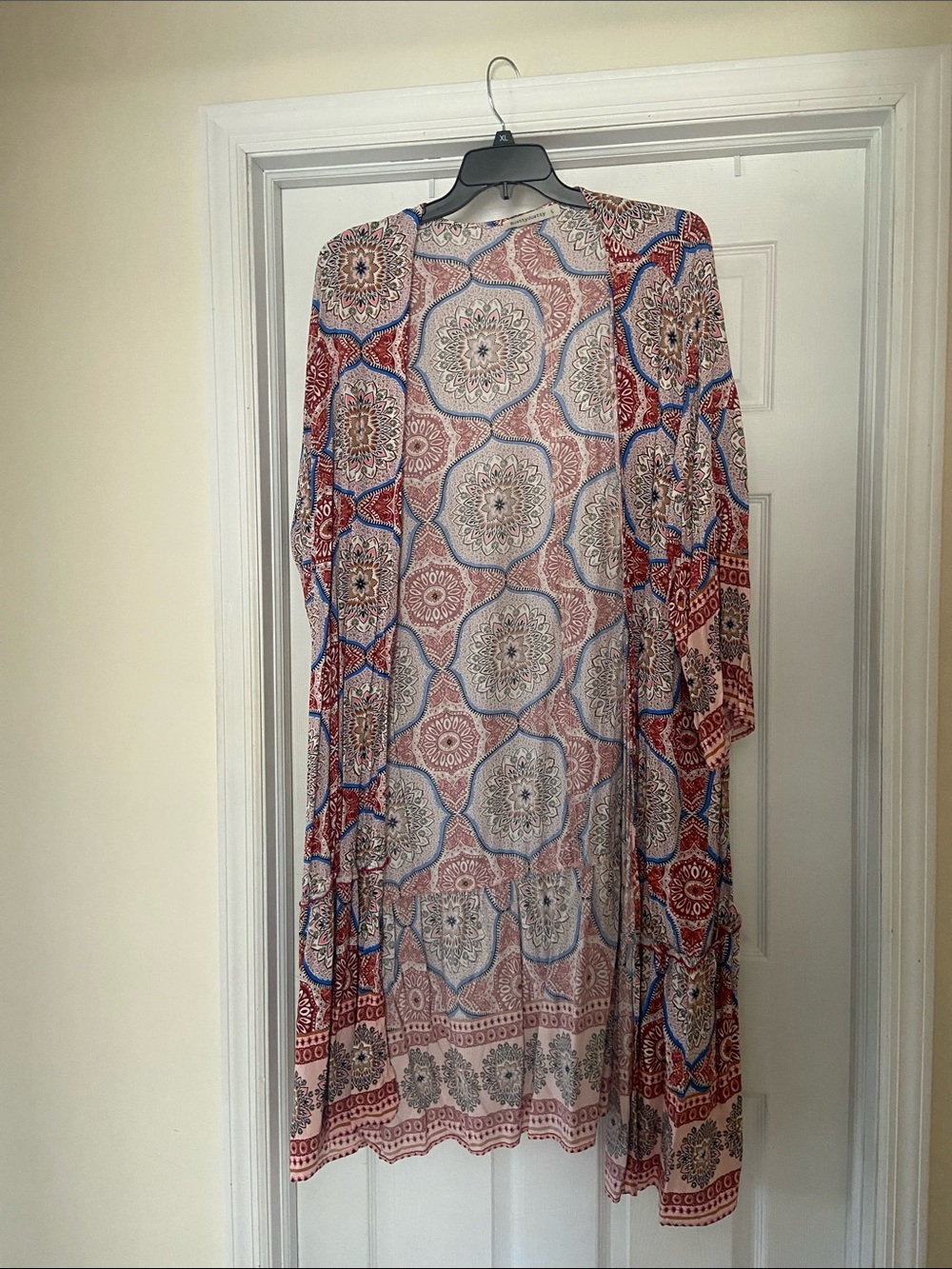 Boho Medallion Print Kimono  in Multi-Color